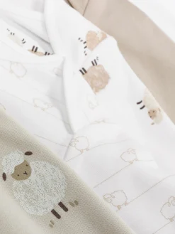 Pack 5 Bodies Manga Comprida Ovelhas