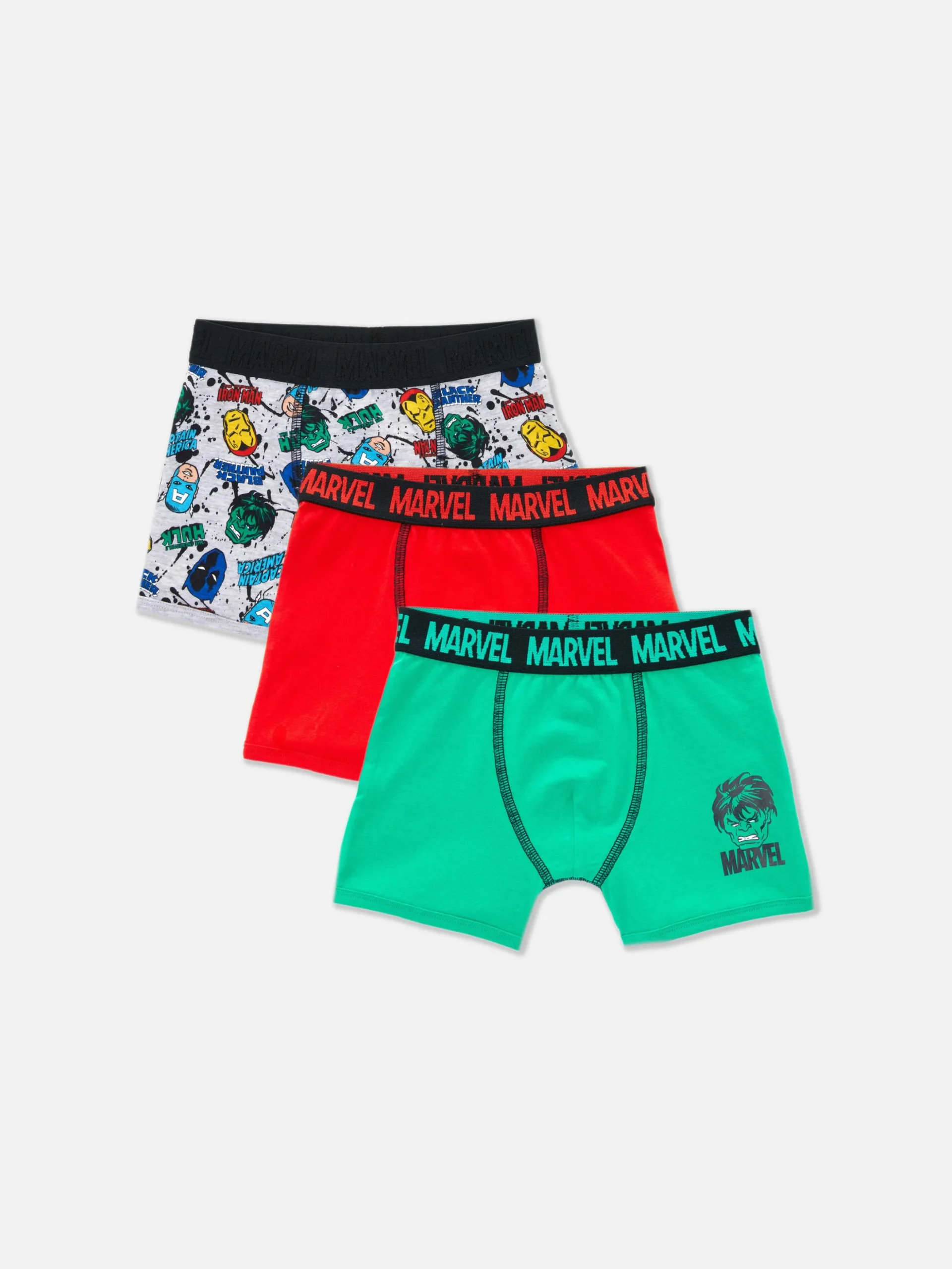 Pack 3 Boxers Marvel Vingadores