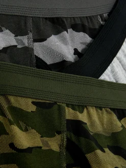 Pack 3 Boxers Ricos Em Algodão Camuflagem
