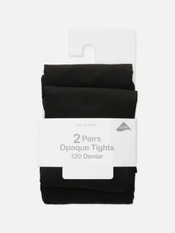 Pack 2 Collants Opacos 120 Denier