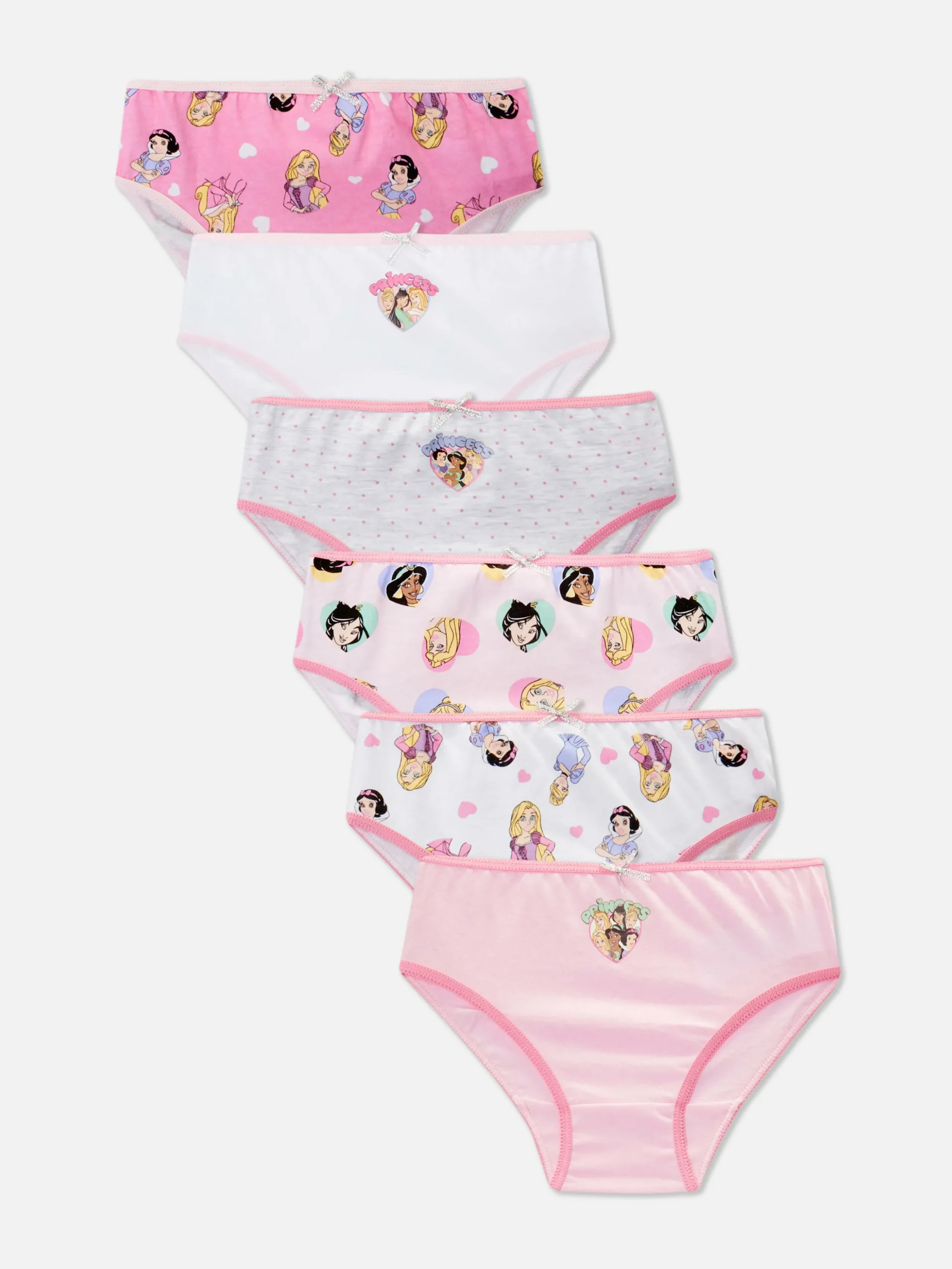 Pack 6 Cuecas Princesas Disney