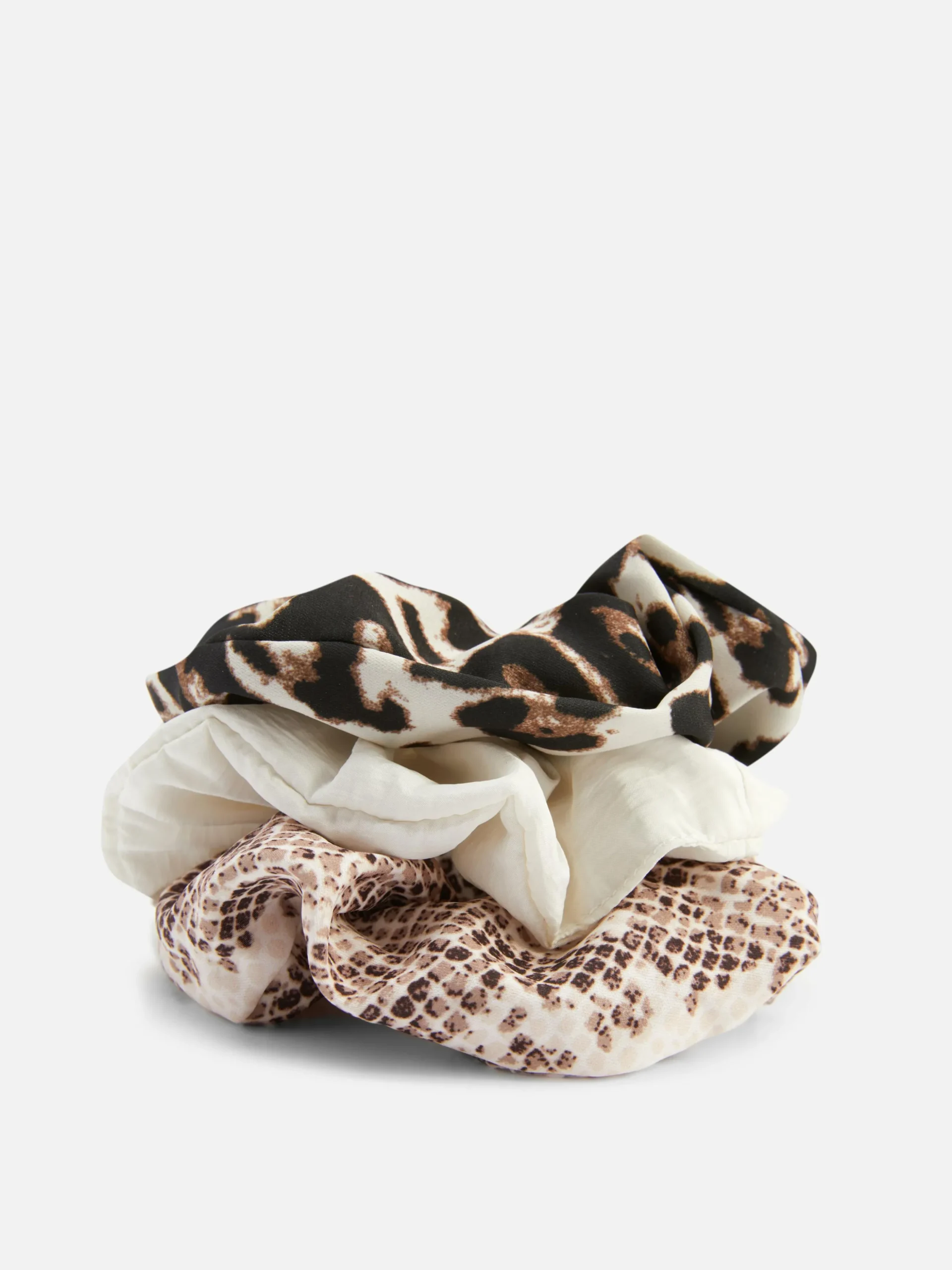 Pack 3 Elásticos Cabelo Padrão Animal