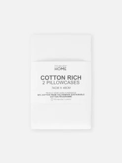 Pack 2 Fronhas Almofadas Essenciais Brancas