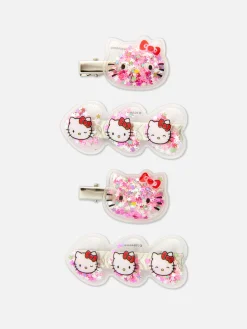Pack 4 Ganchos Cabelo Hello Kitty