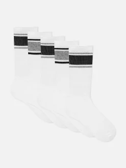 Pack 5 Meias Desporto Riscas