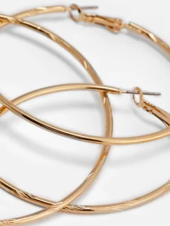 Pack 2 Pares Argolas Grandes