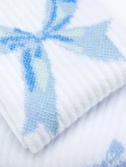 Pack 2 Pares Meias Cano Médio Laços Encantadores