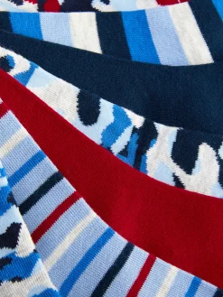 Pack 7 Pares Meias Curtas Camufladas