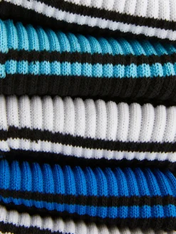 Pack 5 Pares Meias Desporto Riscas