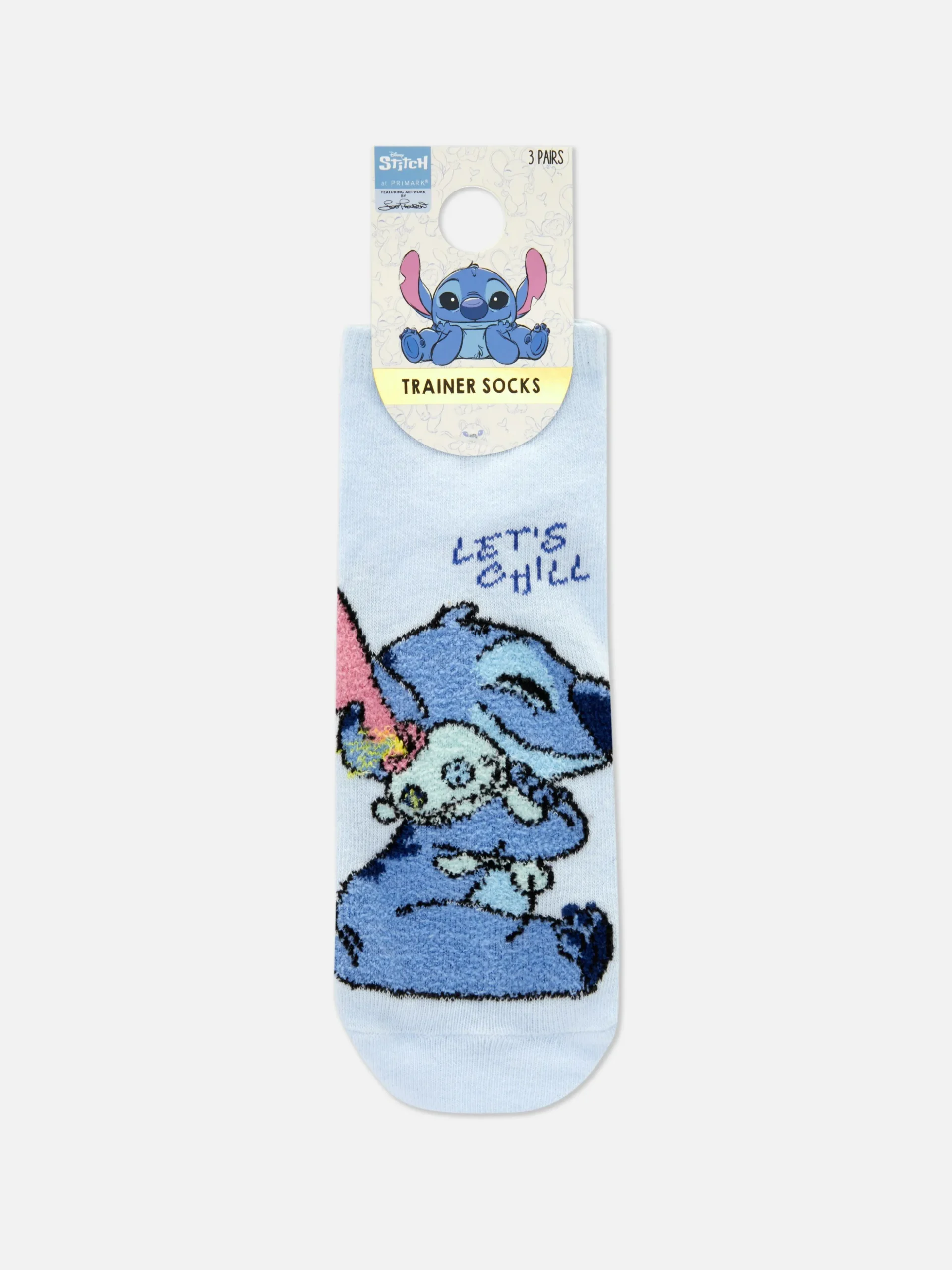 Pack 3 Pares Meias Desporto Disney Stitch