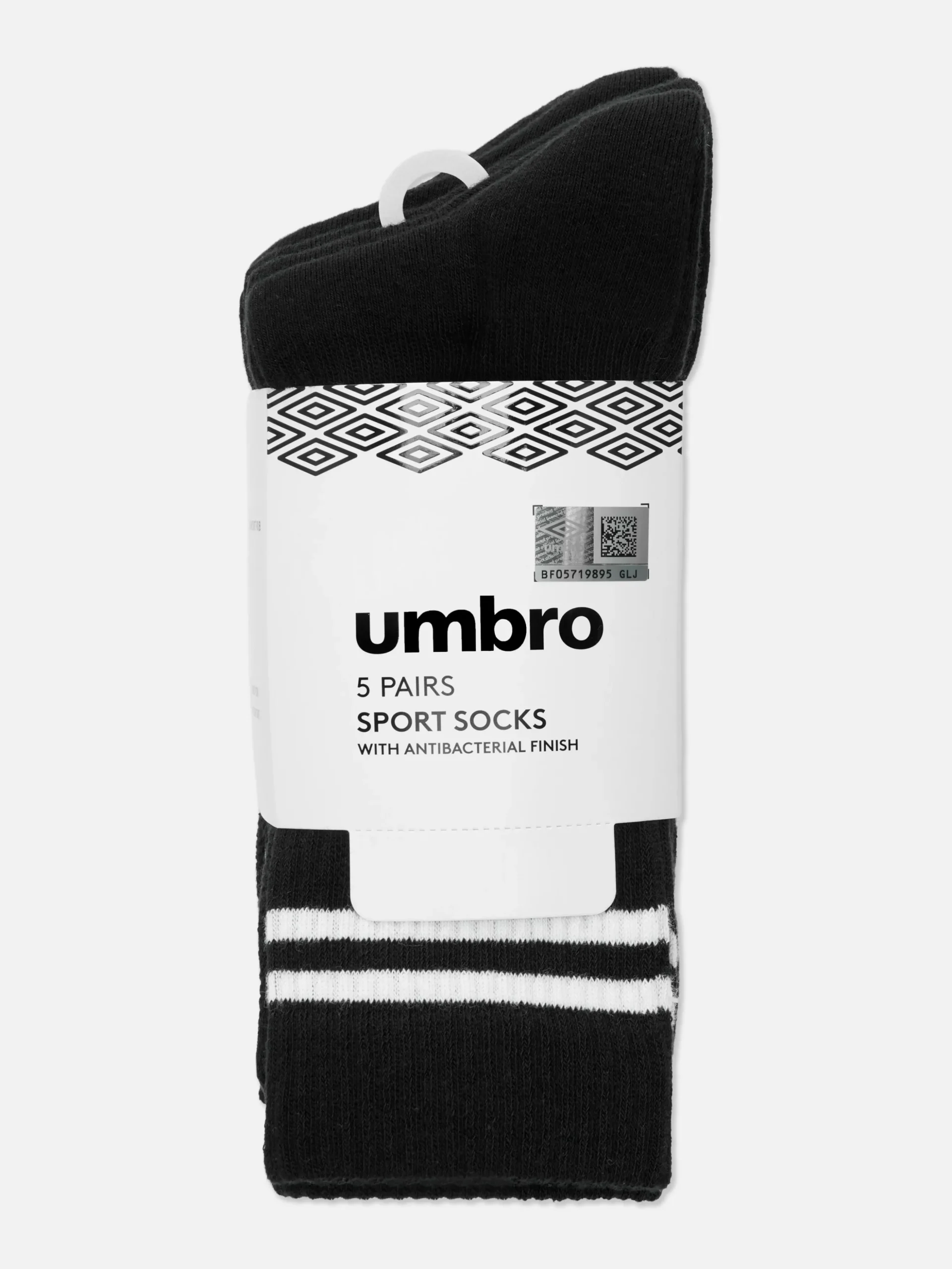 Pack 5 Pares Meias Desporto Umbro