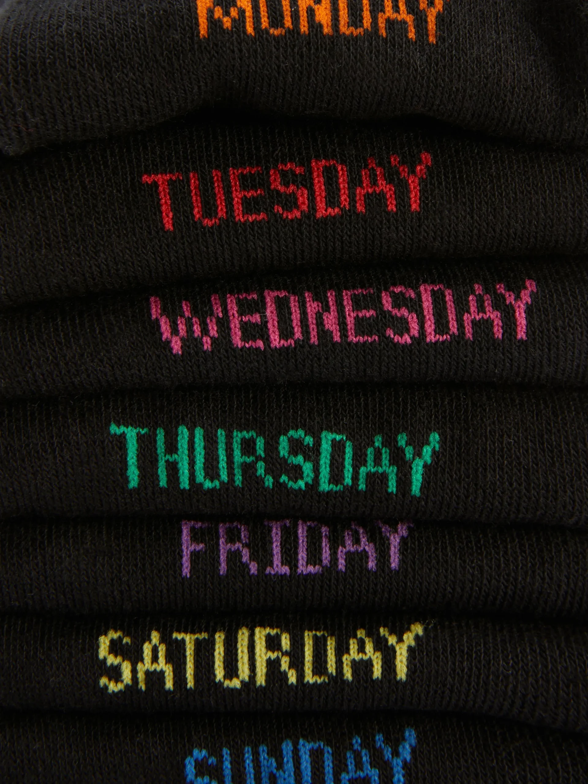 Pack 7 Pares Meias Dias Semana