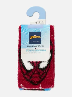 Pack 2 Pares Meias Felpudas Marvel Homem-Aranha