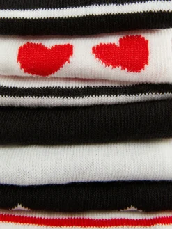 Pack 7 Pares Soquetes Corações