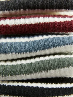 Pack 5 Pares Soquetes Desporto Riscas