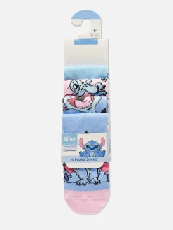 Pack 4 Pares Soquetes Disney Stitch