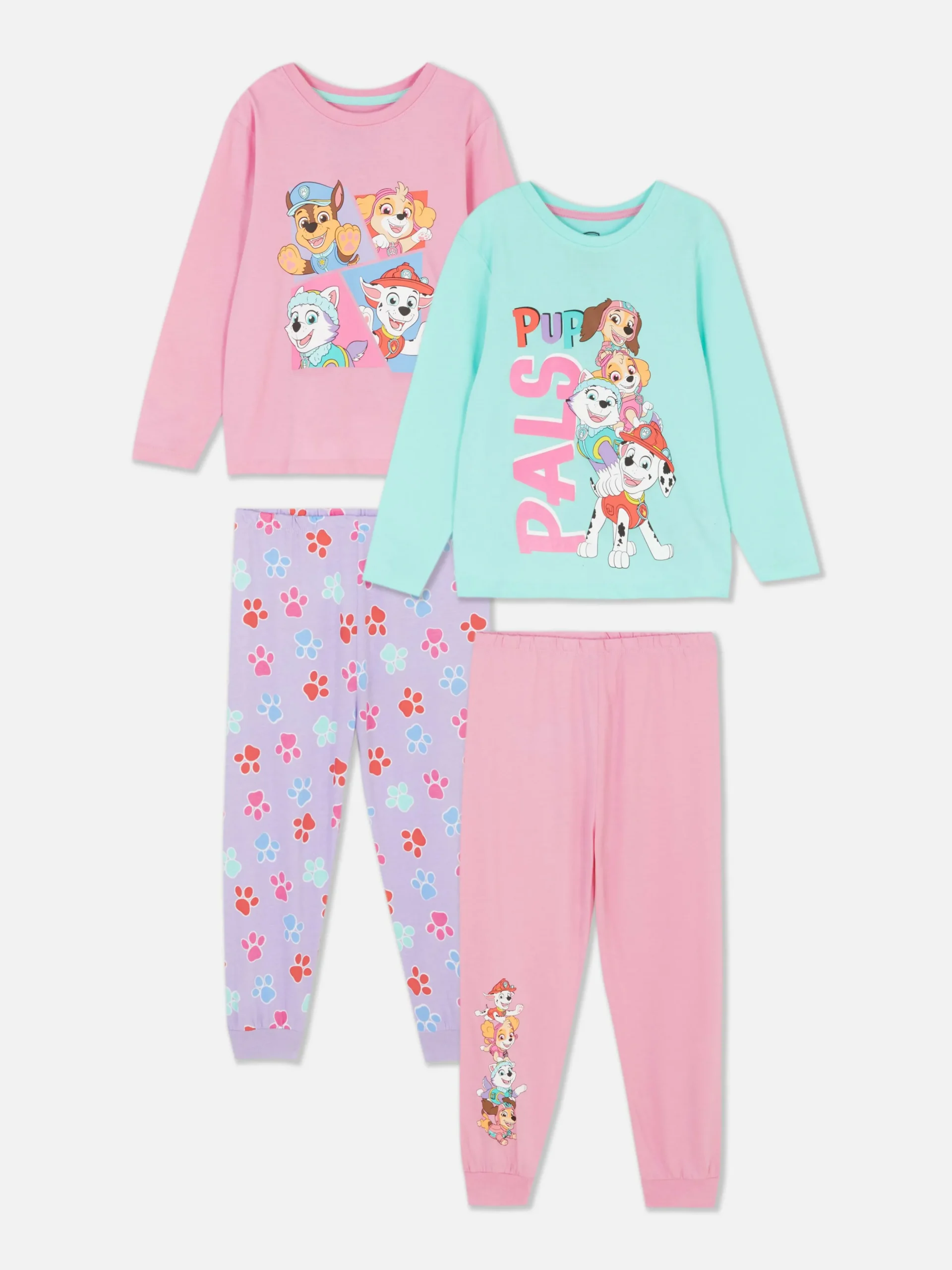 Pack 2 Pijamas Compridos PAW Patrol