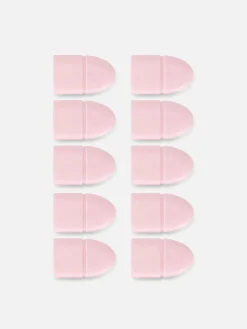 Pack 10 Protetores De Imersão Em Silicone Para Remover Verniz