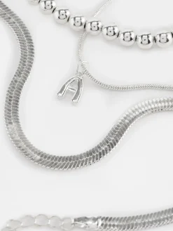 Pack 3 Pulseiras Pé Infinitas Iniciais