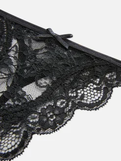 Pack 3 Tangas Fio Dental Renda