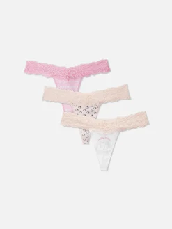Pack 3 Tangas Renda Hello Kitty