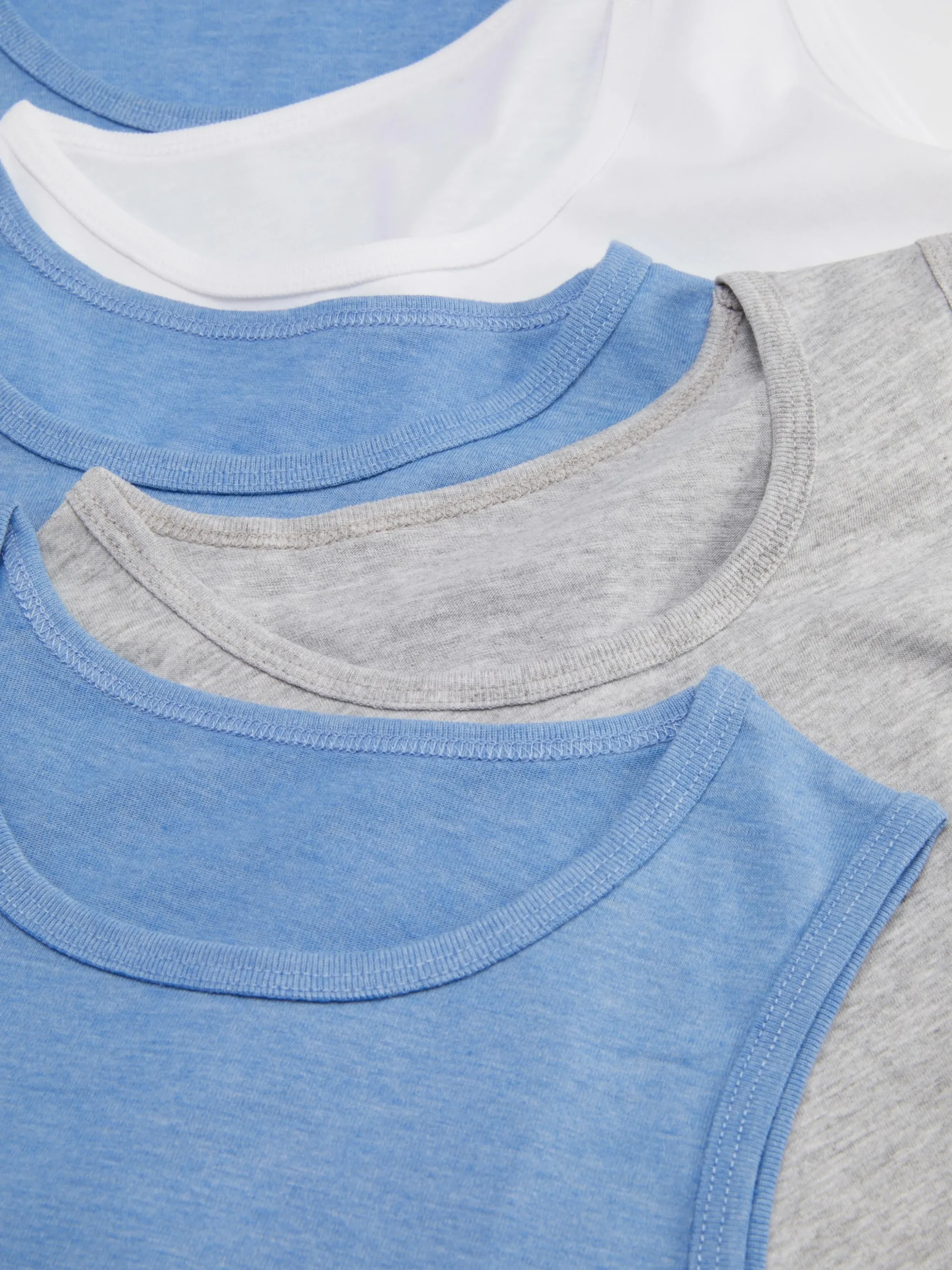 Pack 5 Tops S/ Mangas Básicos Sortidos