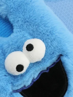 Pantufas Tipo Meia Rua Sésamo Monstro Das Bolachas