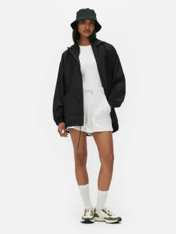 Parka Impermeável Capuz Leve