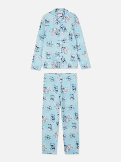 Pijama Camisa Manga Comprida Disney Stitch & Angel