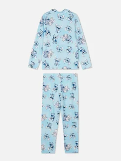 Pijama Camisa Manga Comprida Disney Stitch & Angel