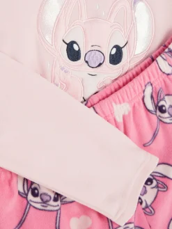 Pijama Malha Polar Disney Stitch Angel