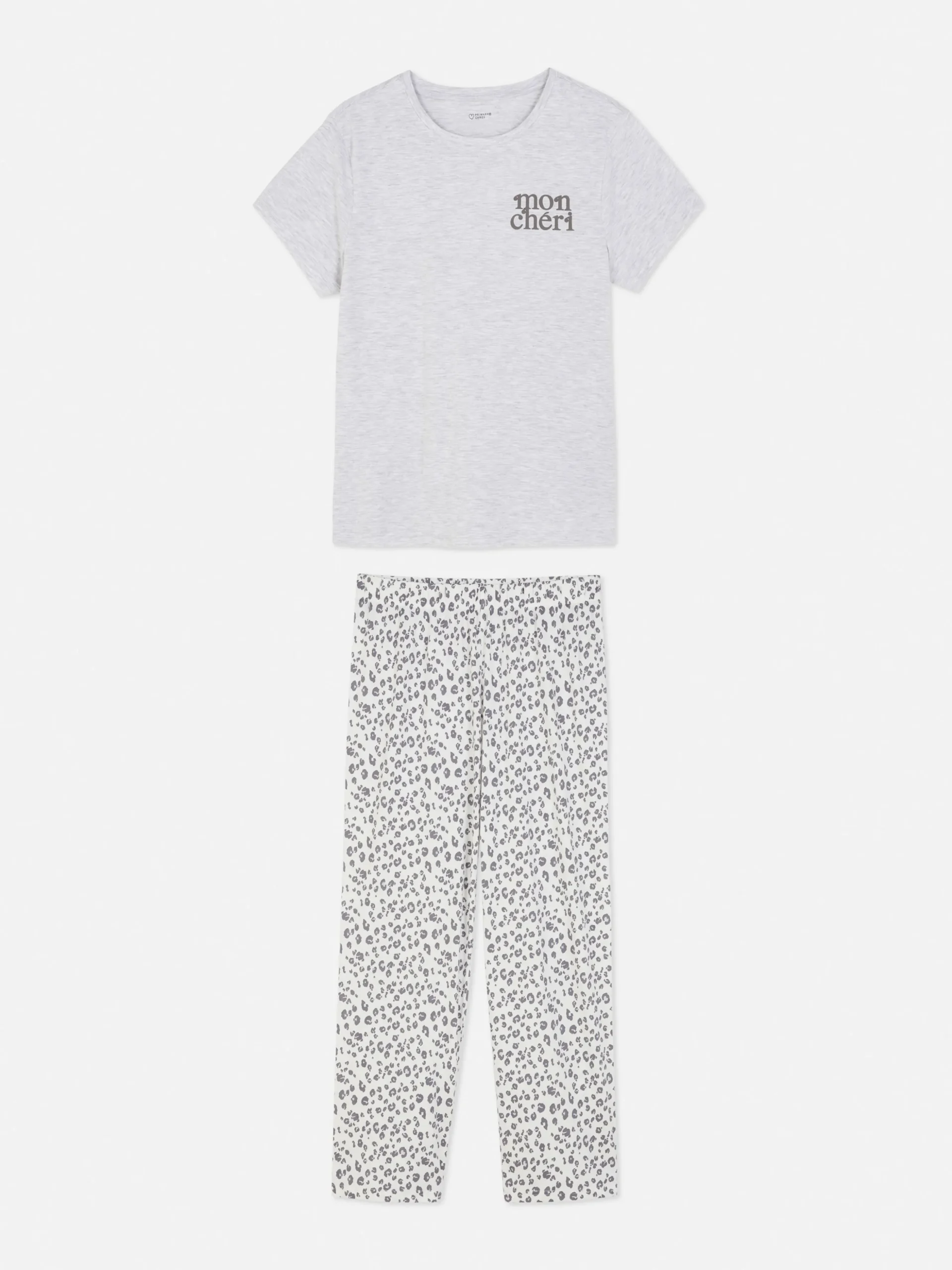 Pijama Manga Curta Malha C/ Gráfico