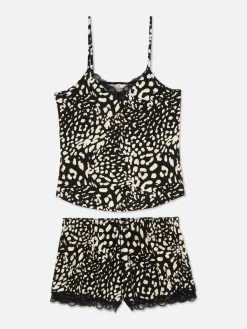 Pijama Top Alças Finas/calções