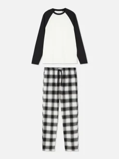 Pijama Xadrez Algodão Escovado