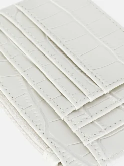 Porta-cartões Efeito Pele Crocodilo Inicial