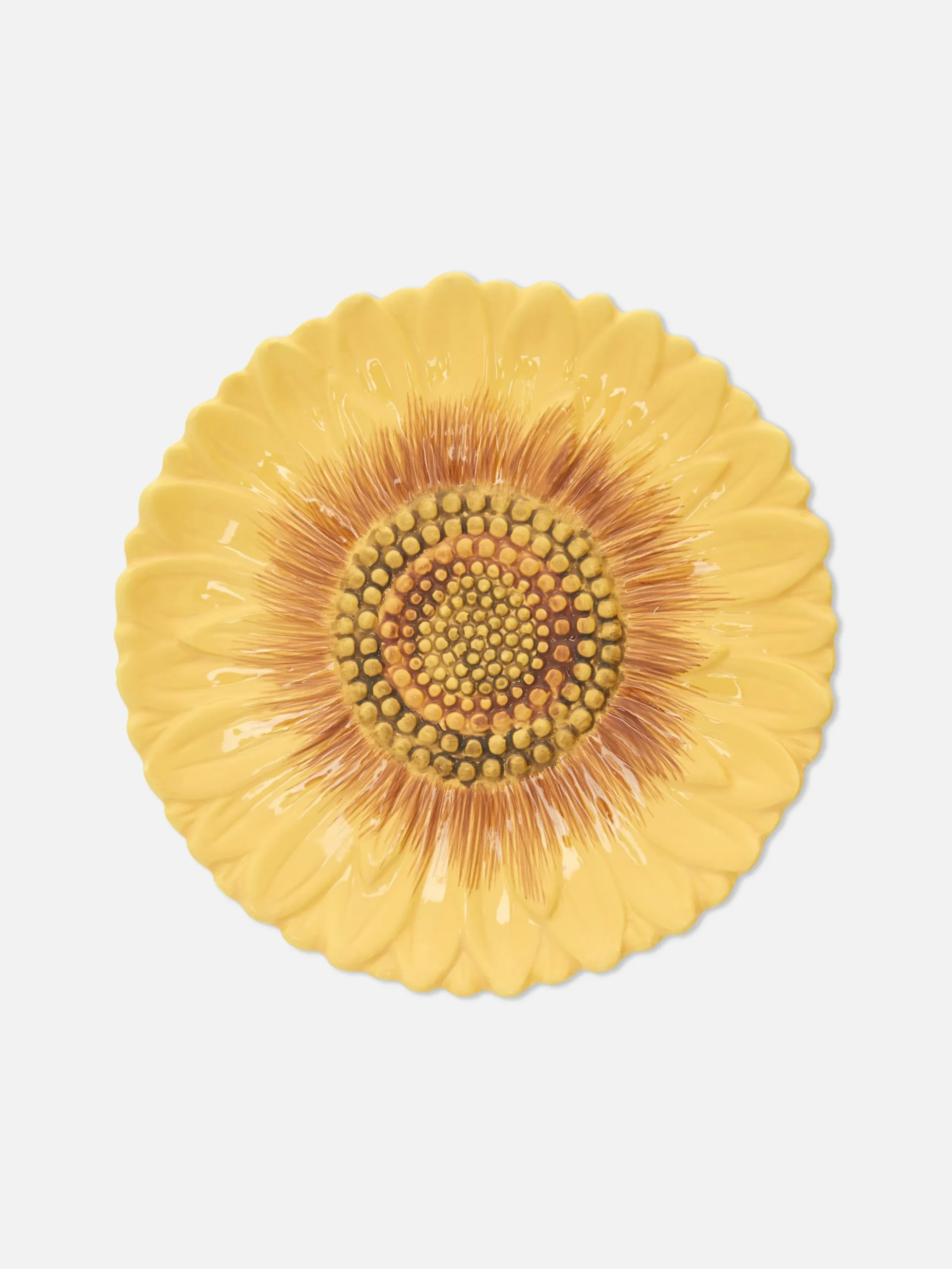 Prato Pão Texturado Padrão Floral