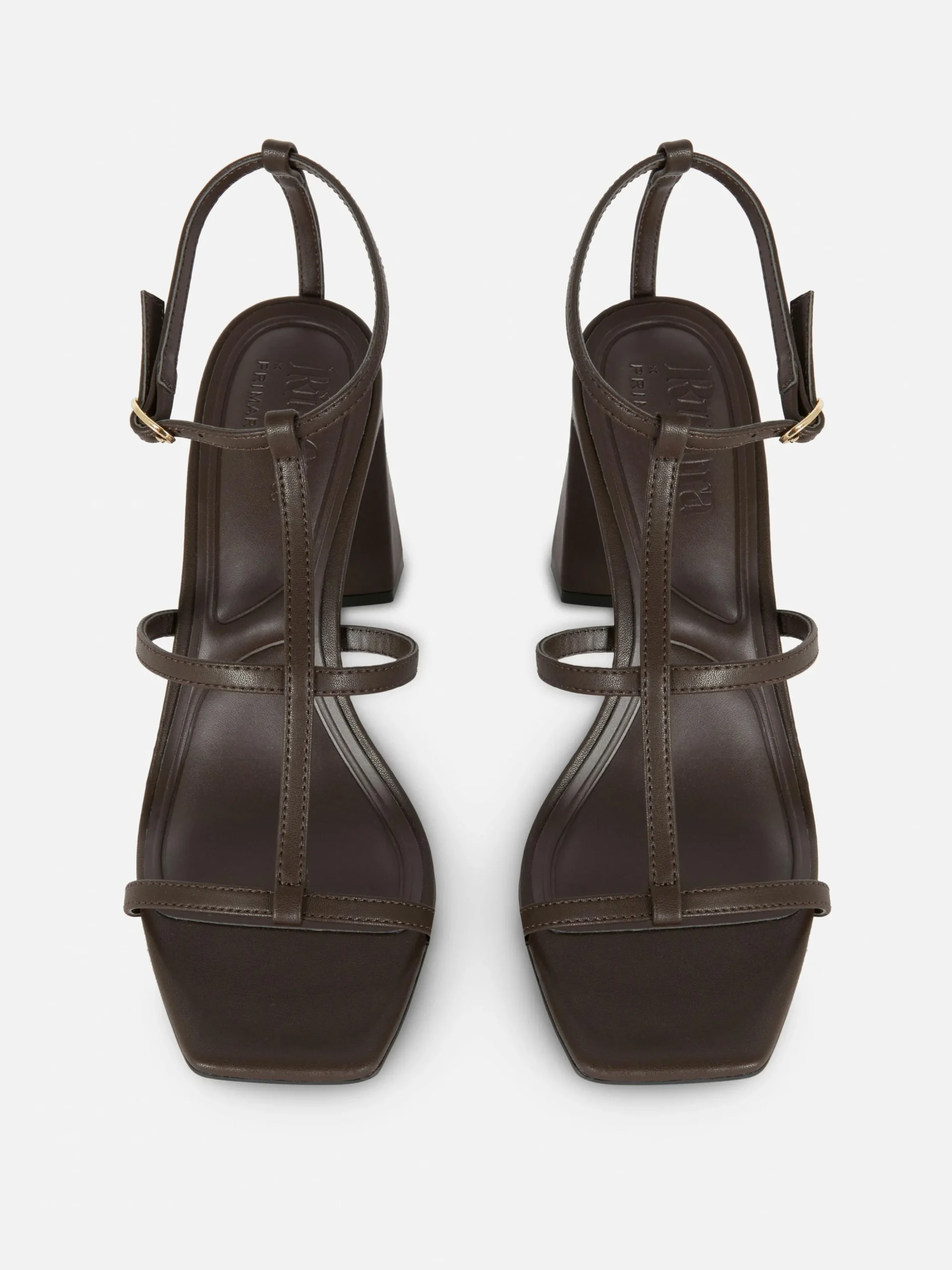 Sandálias Tacão Tiras T Rita Ora