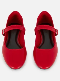 Sapatos Mary Jane Rasos Biqueira Redonda