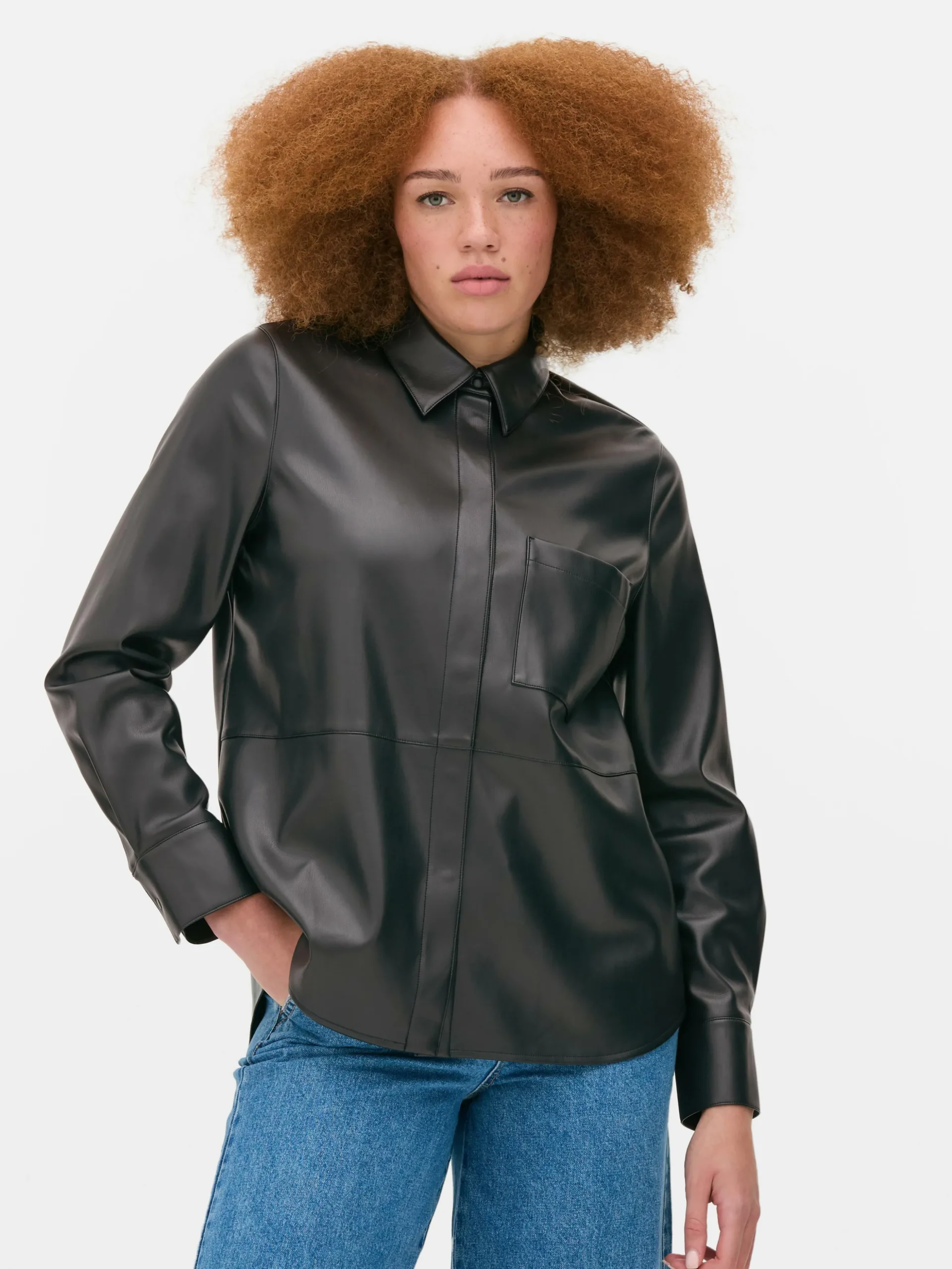 Sobrecamisa Imitação Pele