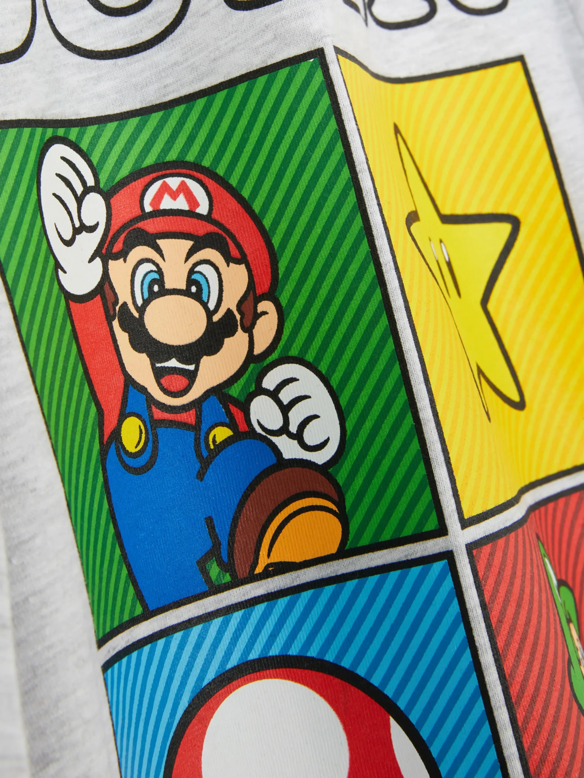 Super Mario Bros. T-shirt Manga Comprida