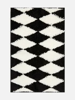 Tapete Banho Xadrez Losangos