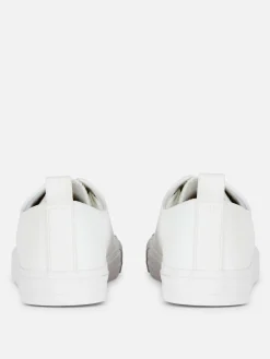 Ténis Cano Baixo Imitação Pele