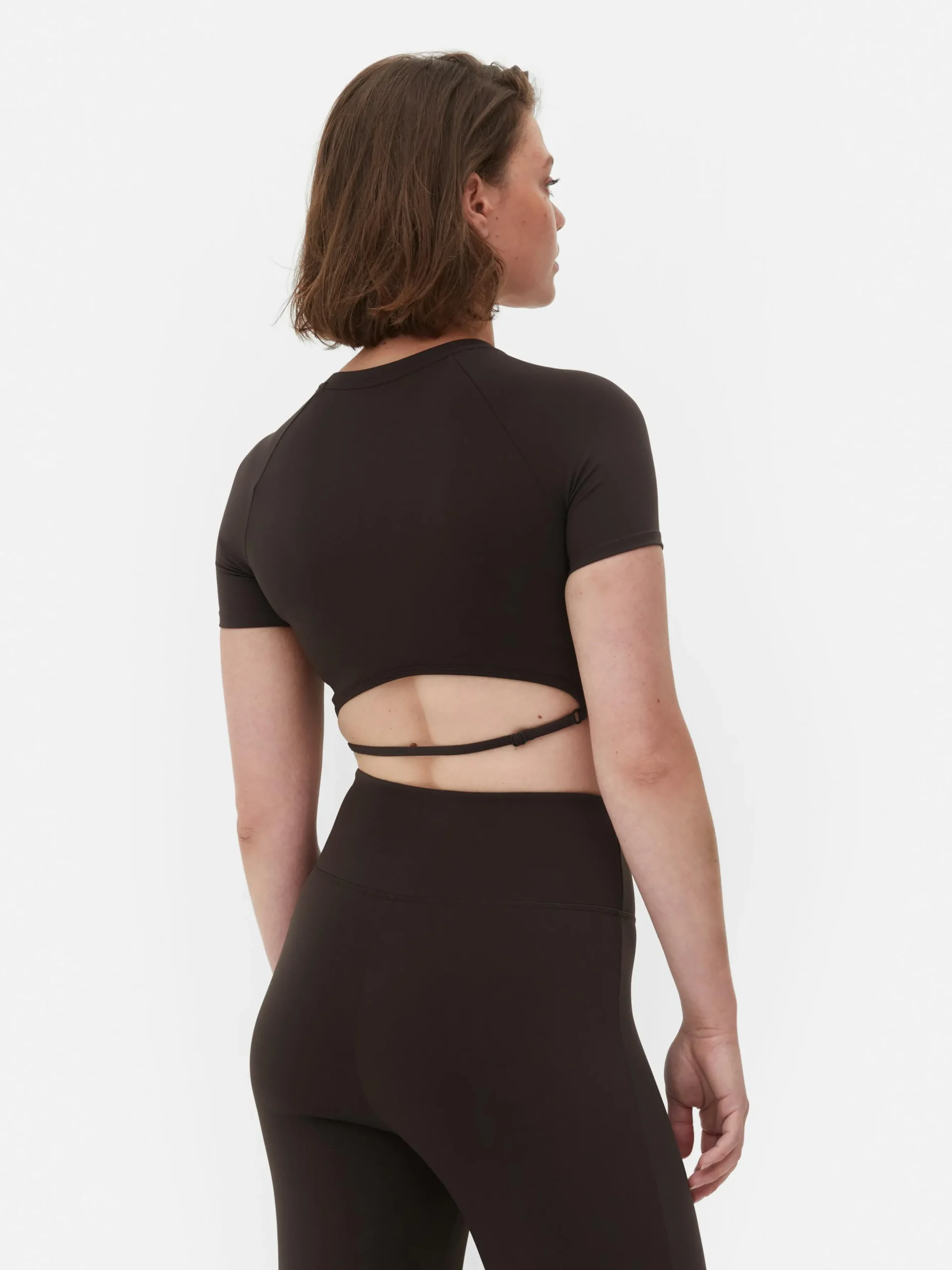 Top Curto Desporto Muito Suave Rita Ora