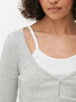 Top Manga Comprida 2 Em 1