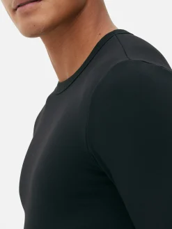 Top Manga Comprida Forro Malha Polar