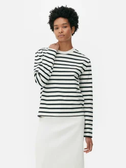 Top Manga Comprida Gola Redonda