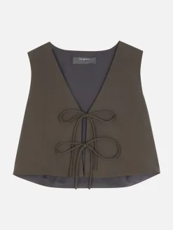 Top S/ Mangas Com Nó à Frente