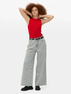 Top S/ Mangas Comprido Gola Redonda