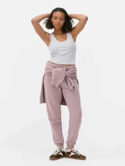 Top S/ Mangas Gola Redonda Sutiã Incorporado