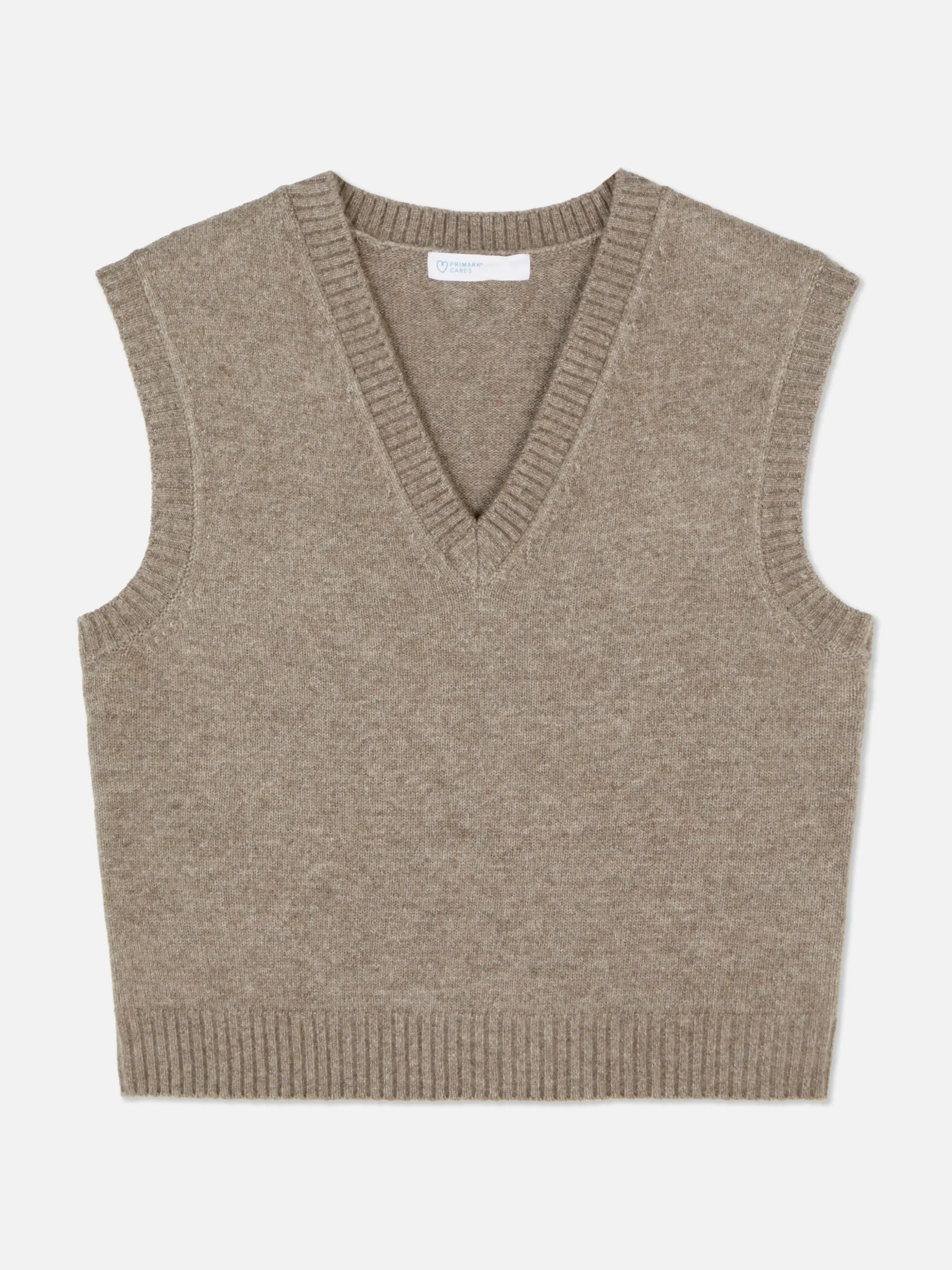 Top S/ Mangas Malha Decote V